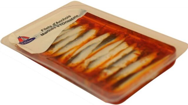 Barquette filets d'anchois à l'orientale - 2,17€