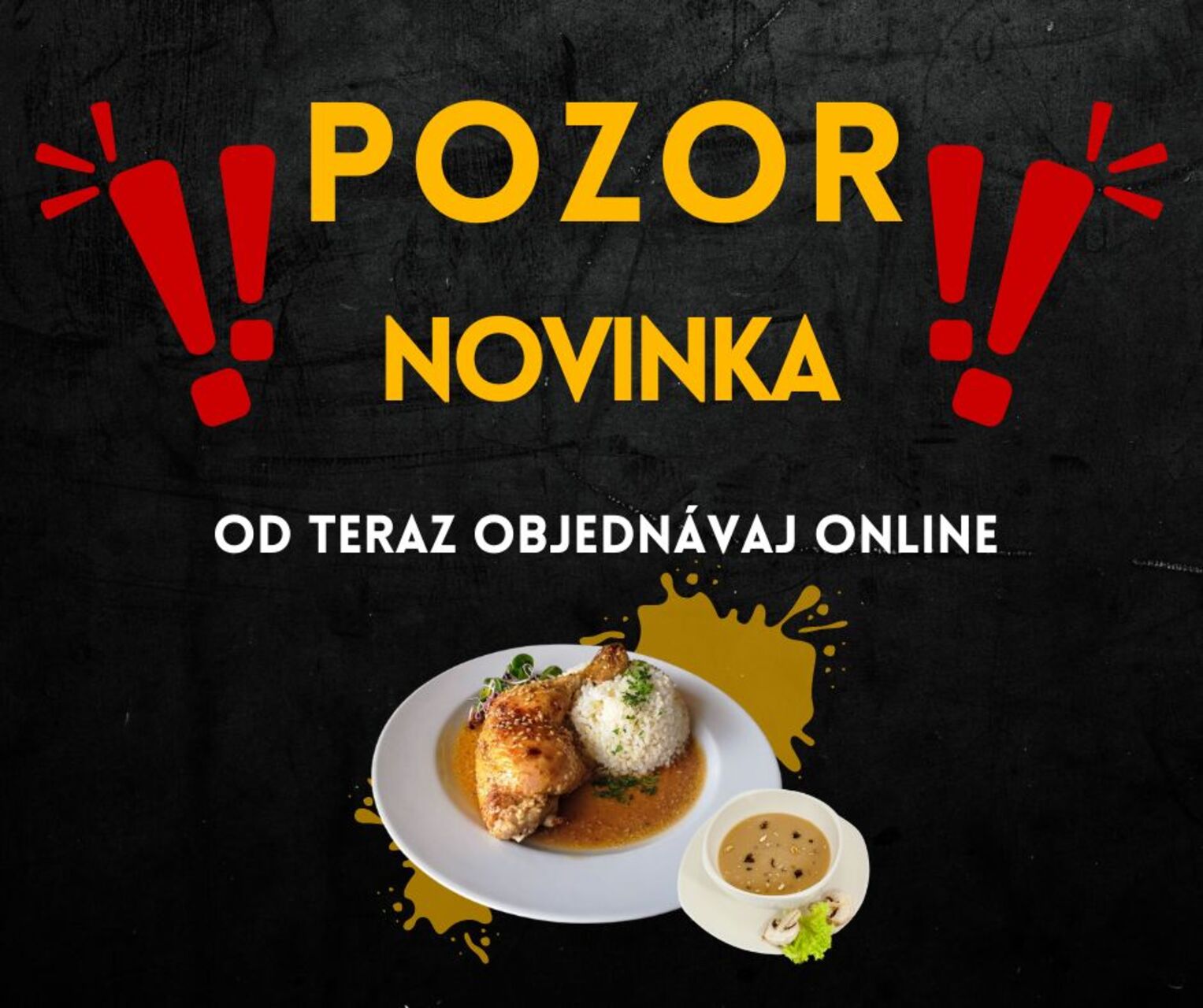 Obedové menu ONLINE