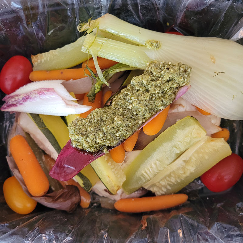 FILET DE BAR ET SES LEGUMES
EN PAPILLOTE