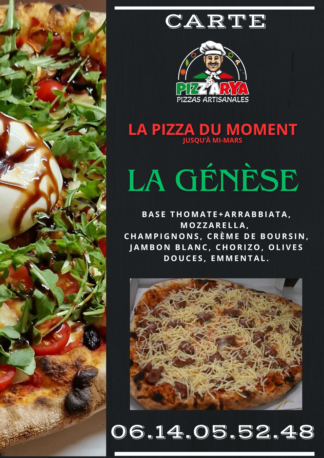 LA PIZZA DU MOMENT : La Génèse