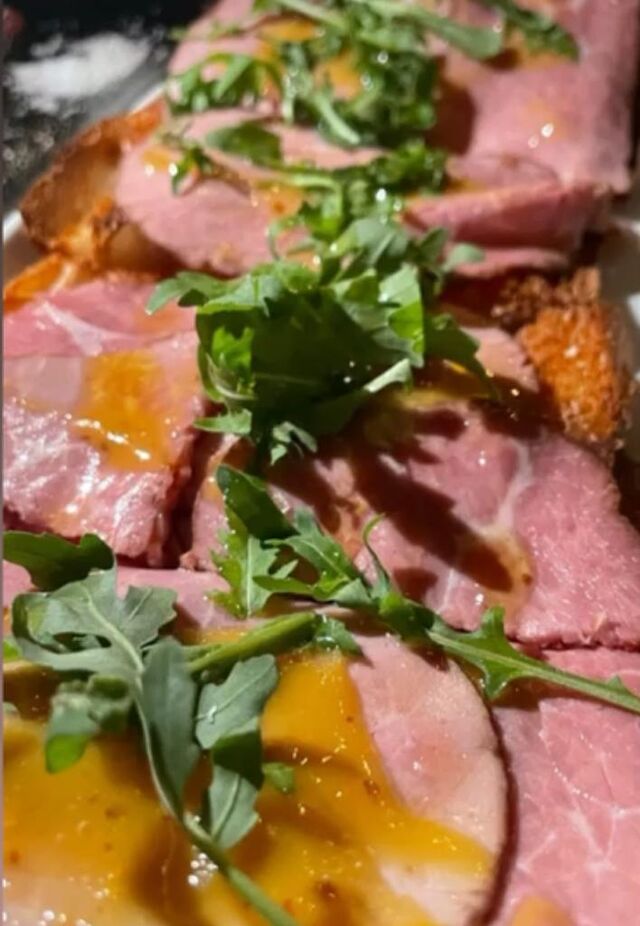 Roastbeef amb mostassa de mel