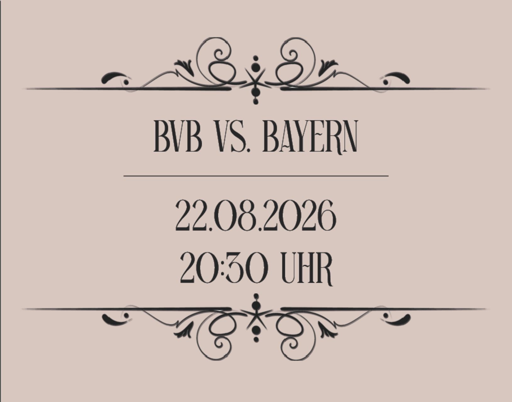 BVB vs. BAYERN