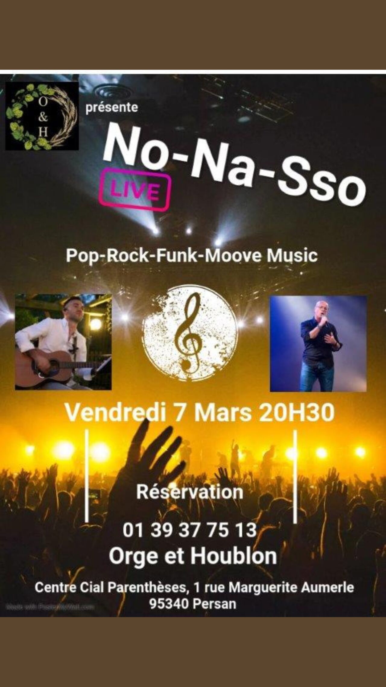 Concert inédit des No Na Sso le vendredi 7 mars à 20h30