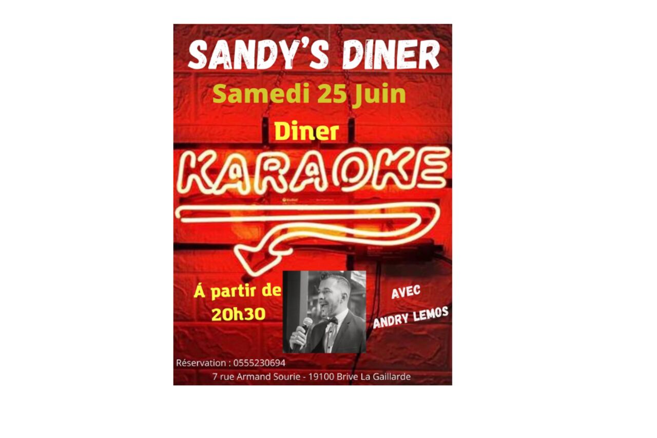 Soirée Dîner KARAOKE - Samedi 25 juin 2022 à 20h30