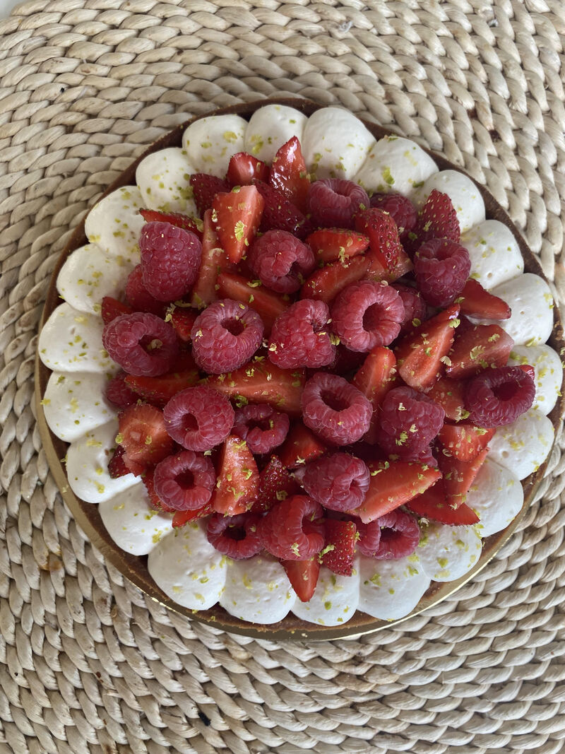 Tarte revisitée fraises/framboises