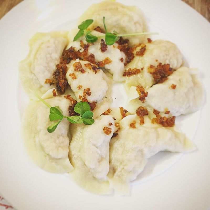 Pierogi z miesem gotowanym #pierogiwroclaw #pierogiWrocław #pierogizmiesem