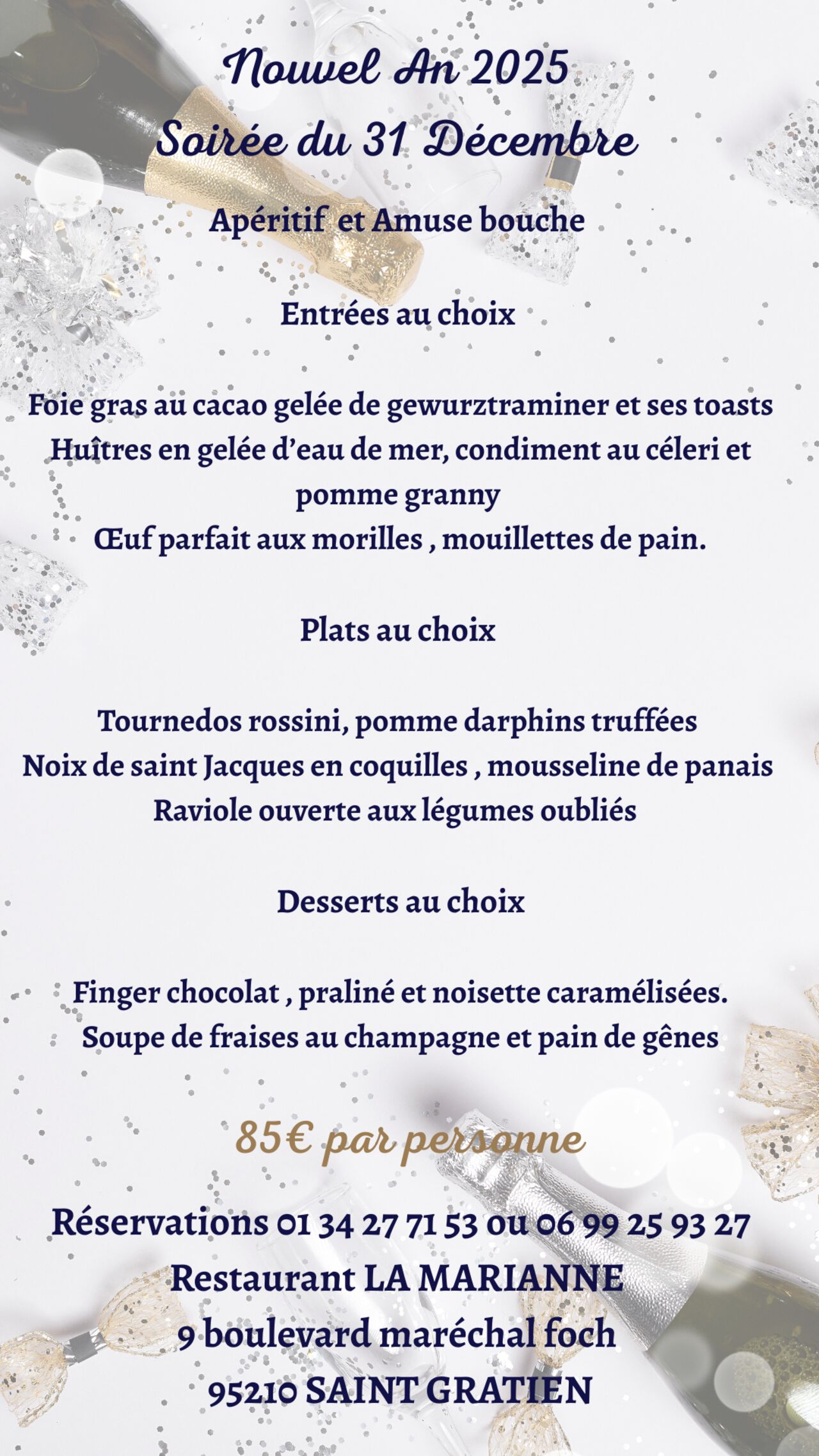 Soirée du Nouvel AN