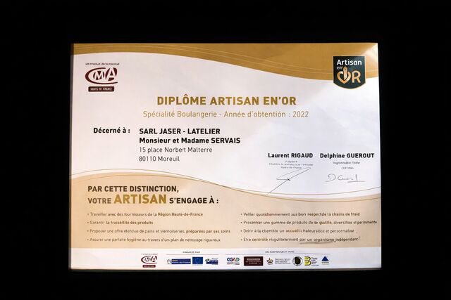 Artisan en or Boulangerie