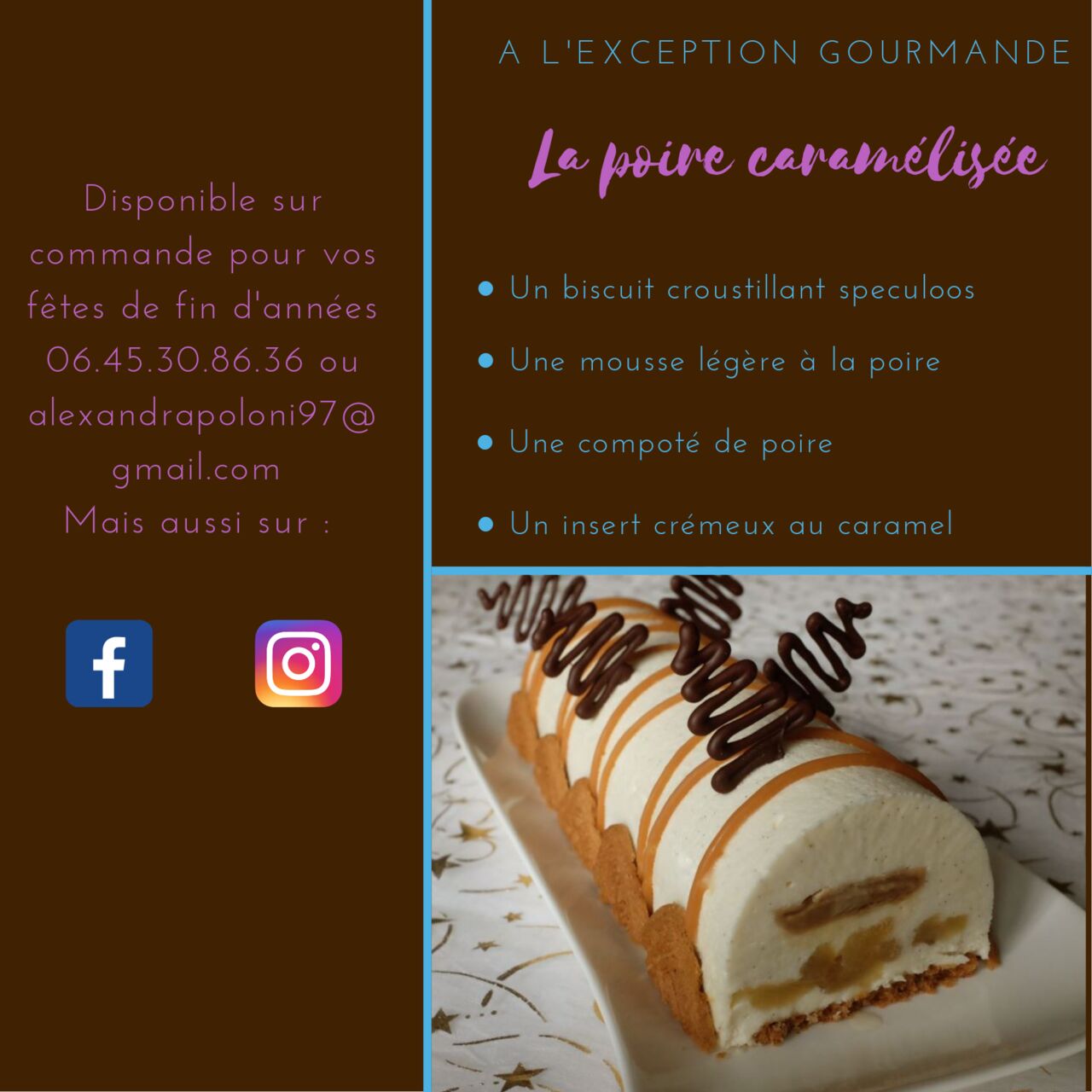 La poire caramelisée