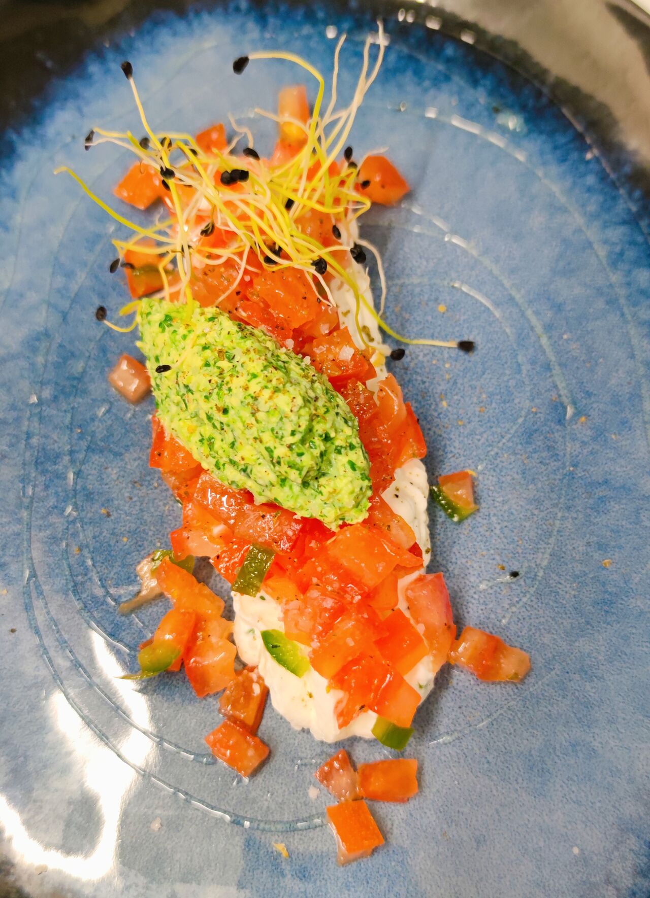 Restaurant Les Jardins du Trieux : présentation de plat