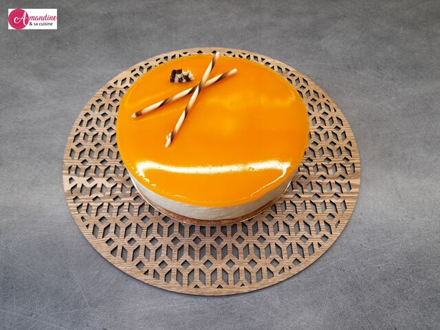 Bavarois 12 pers : fruit de la passion, citron vert, vanille