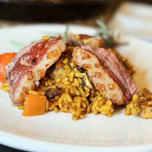 Paella Magret de Pato