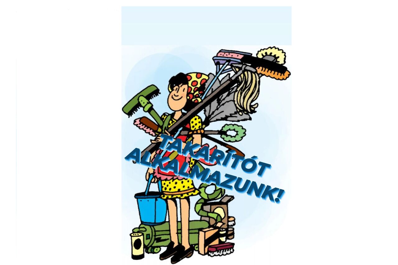 Takarítót alkalmazunk!