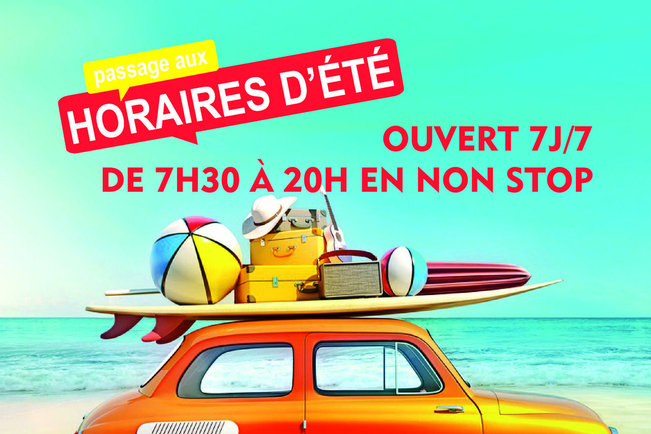 Horaires d'été