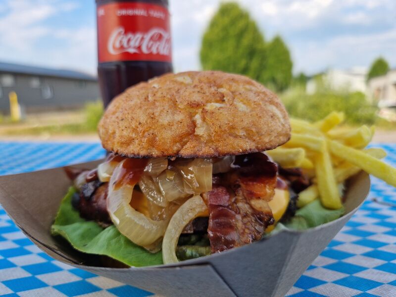 Unser BBQ-Burger Premium