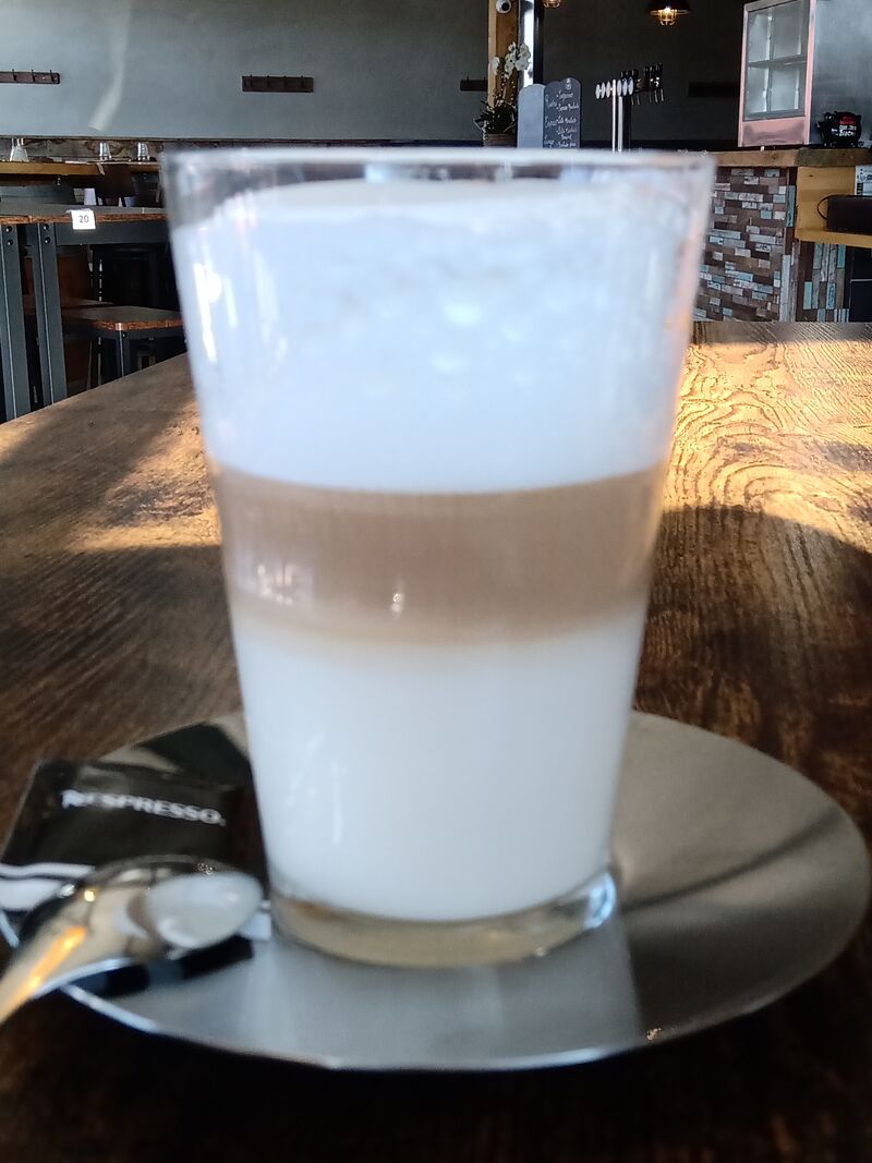 Latte Macchiato au caramel