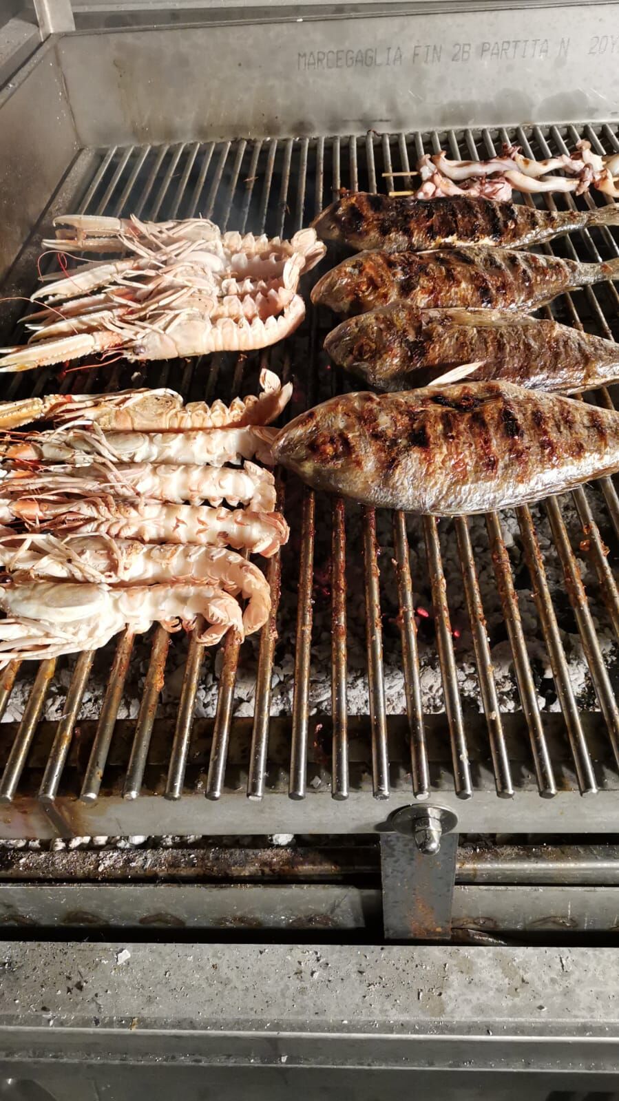 le grigliate di pesce