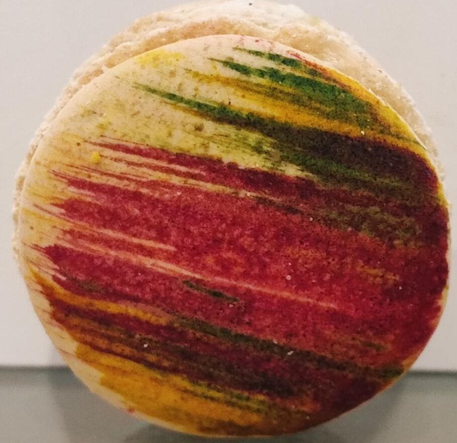 Macaron Plombière
(Kirsh et Fruits Confits)
