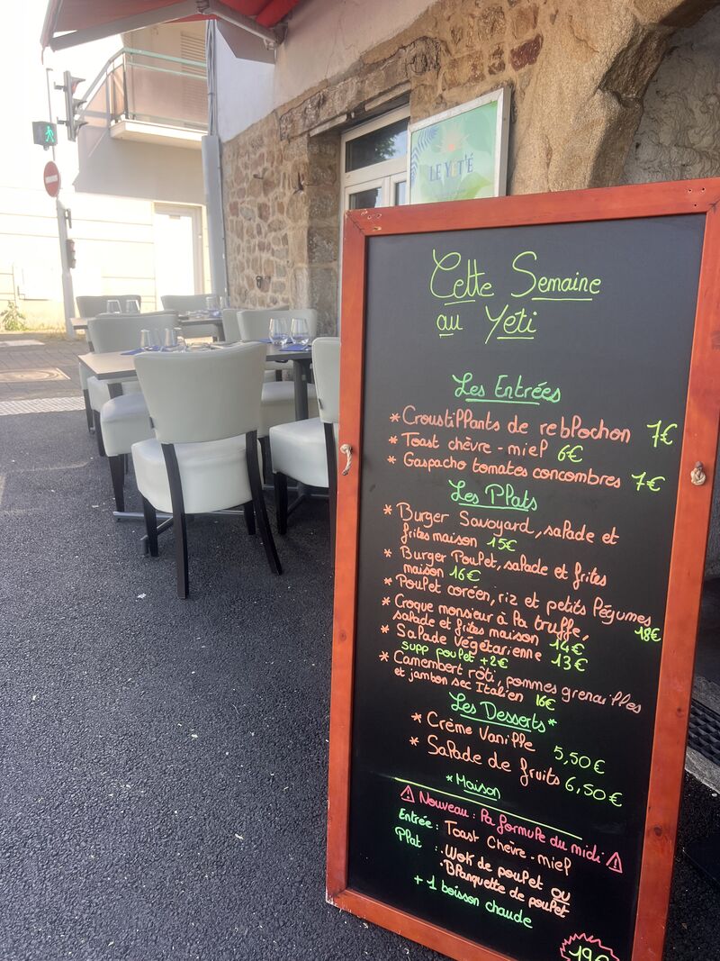 Exemple d'ardoise de la semaine 