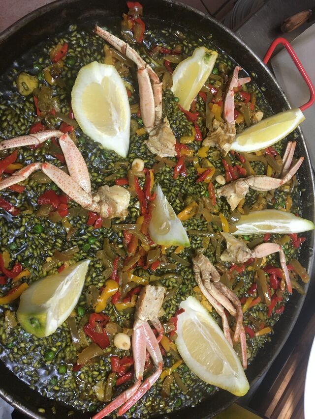 Paella negra