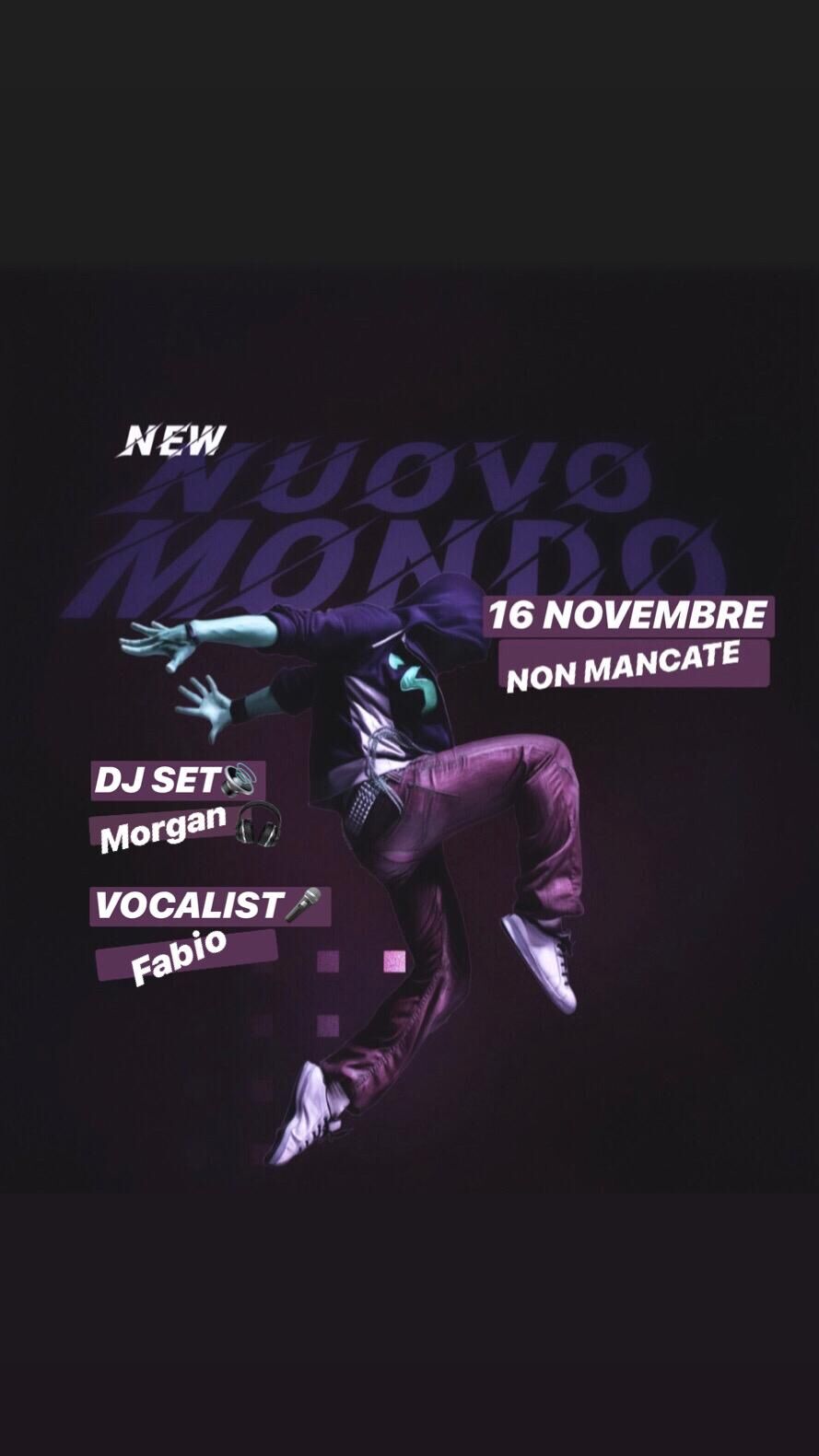 Locandina Sabato 16 Novembre 2019