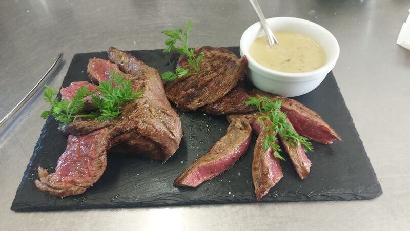 poire de boeuf et merlan à partager