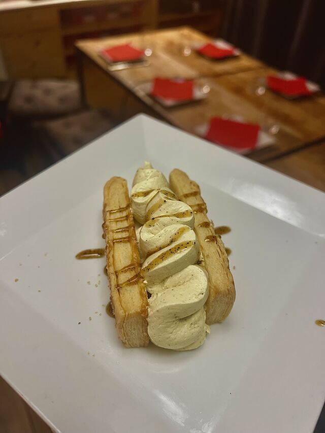 Le Mille feuilles revisité à la pistache