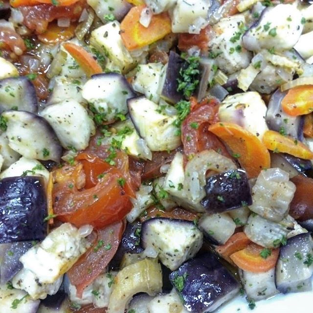 caponata di melanzane al vapore