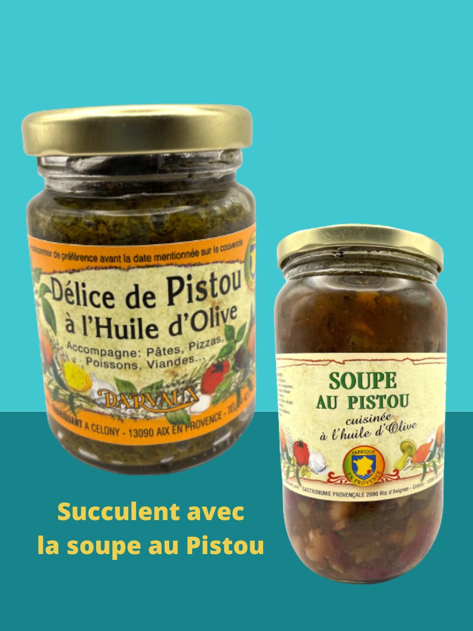 DÉLICE DE PISTOU et SOUPE DE POISSON
