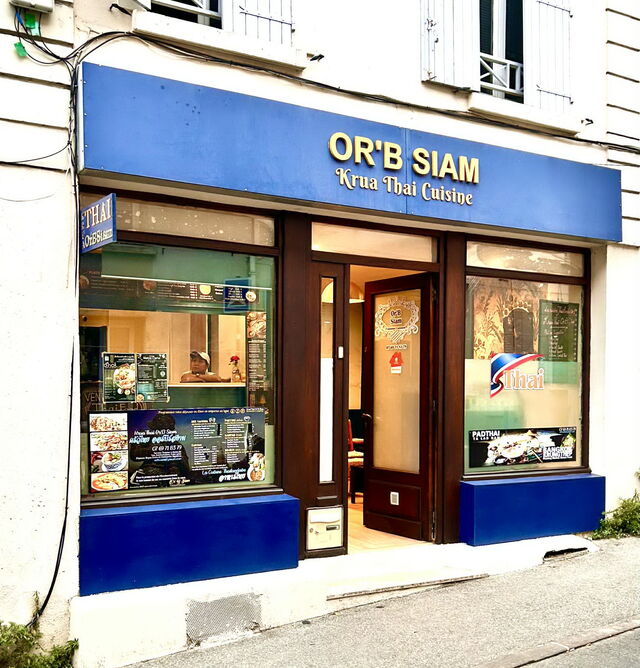 Façade Boutique vitrine Krua Thai Or B Siam