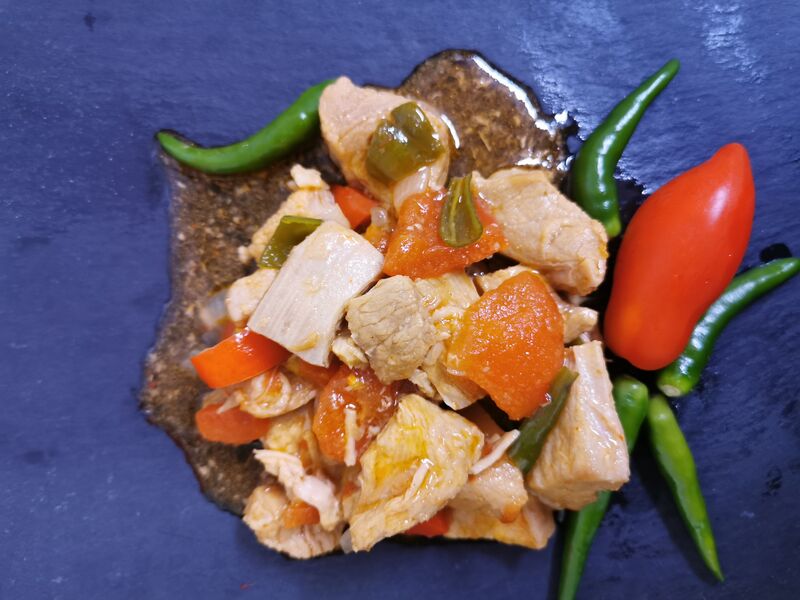 axoa de veau
au 2 piments