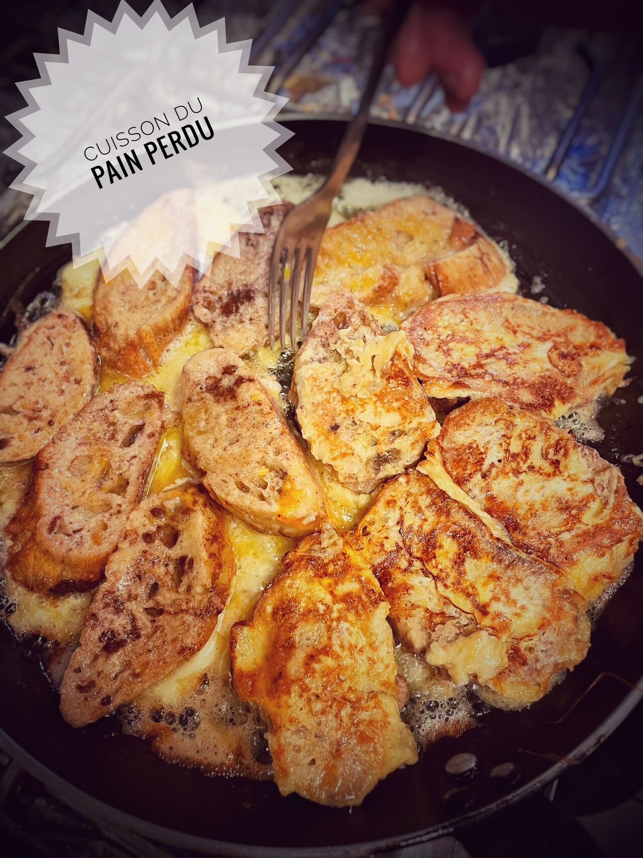 cuisson du pain perdu 