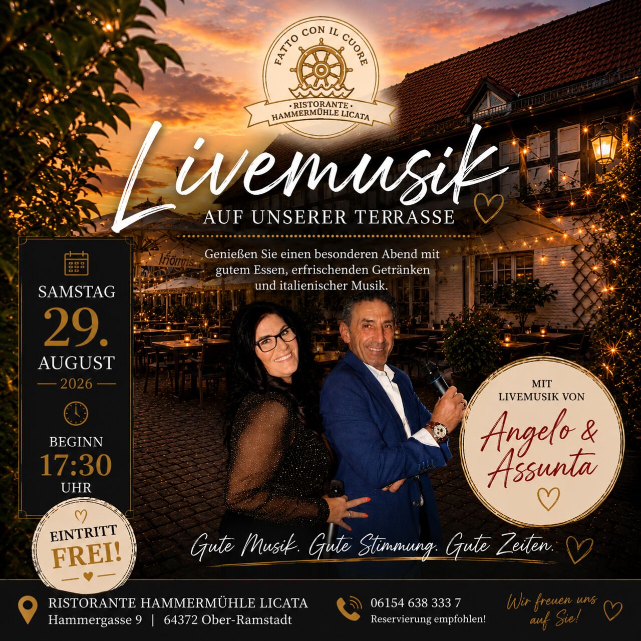 Livemusik in der Hammermühle