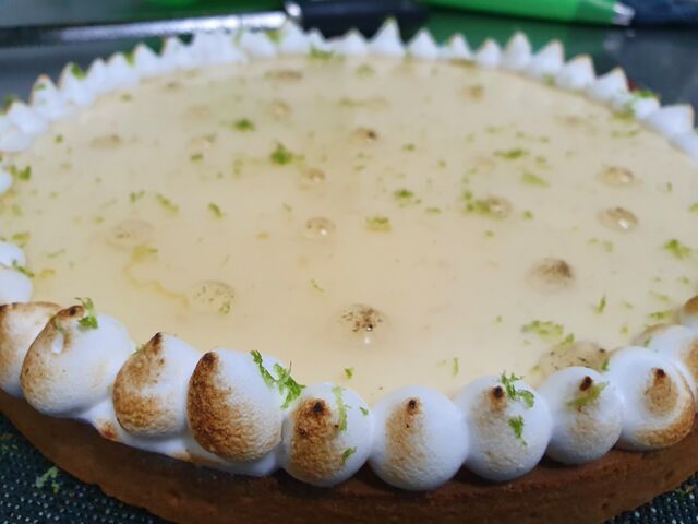Tarte citron vert