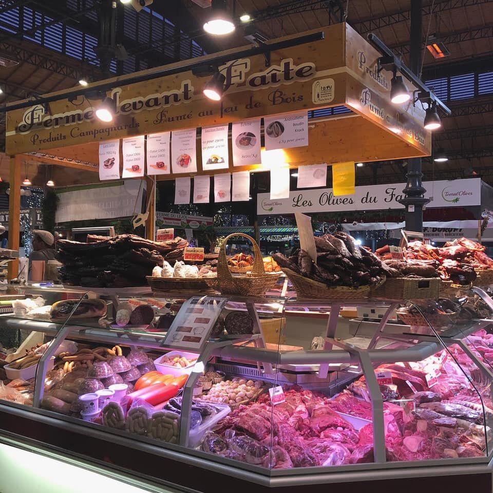 Marché couvert d'Epinal, nous y sommes présents tous les mercredis et samedis matins