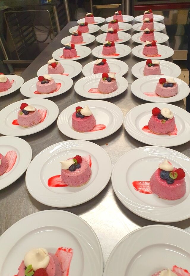 Bavarois fruits rouges 