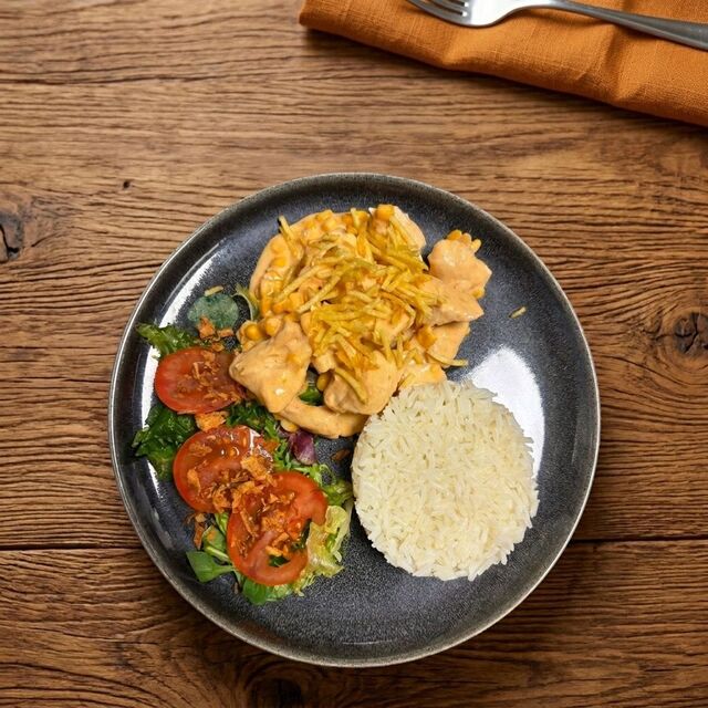 Strogonoff de pollo