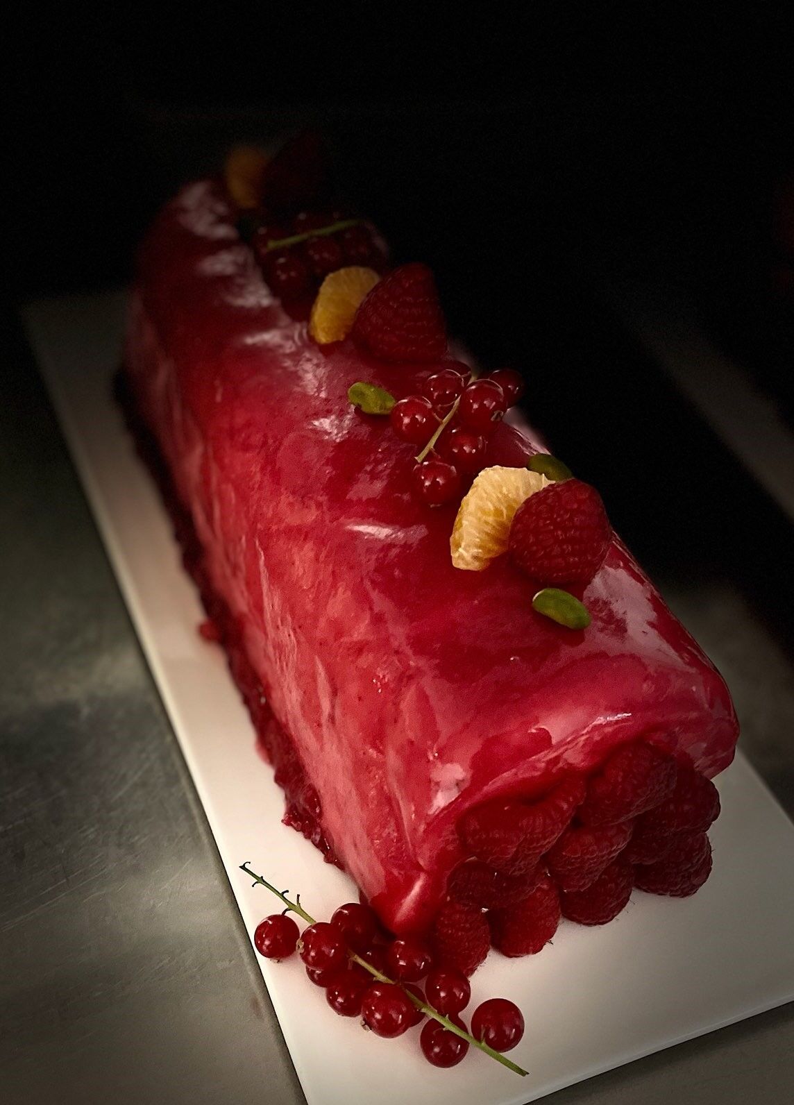 Bûche Fruits rouges & mascarpone