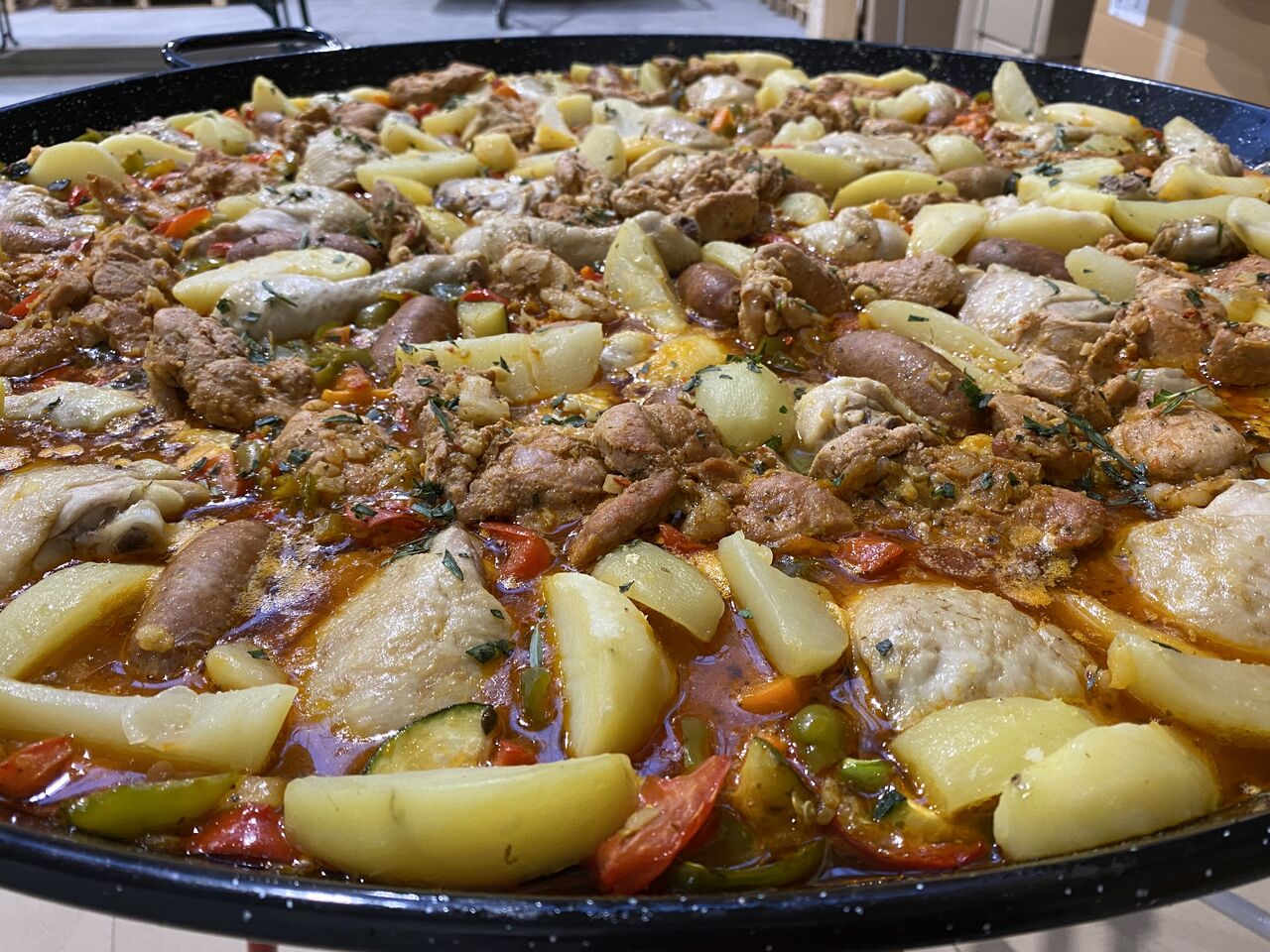 Poulet Basquaise aux 3 viandes