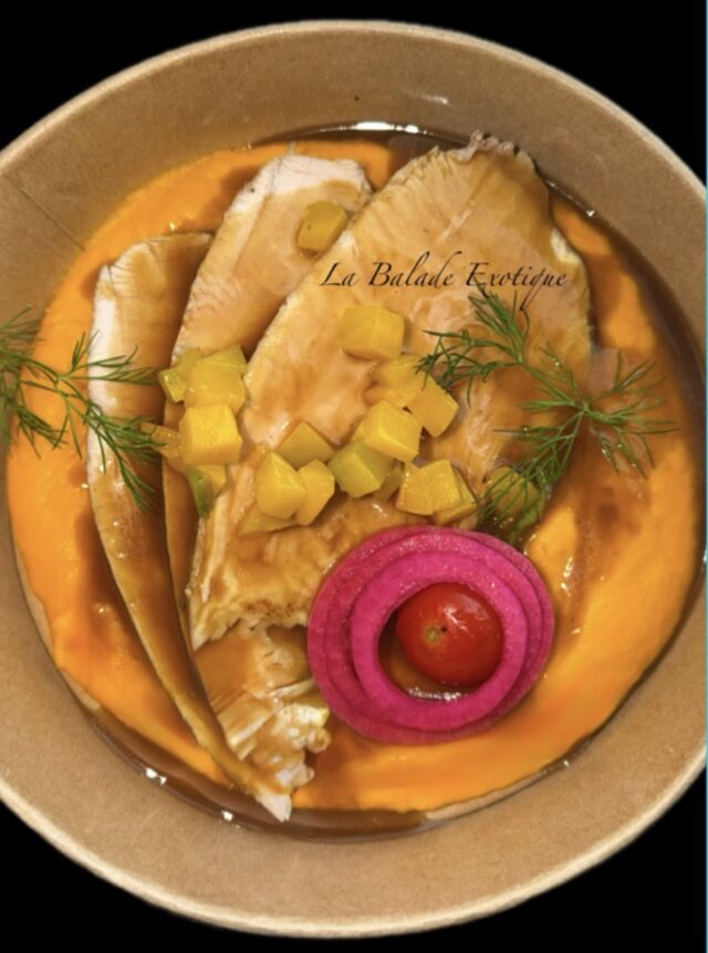 Dinde purée de carottes