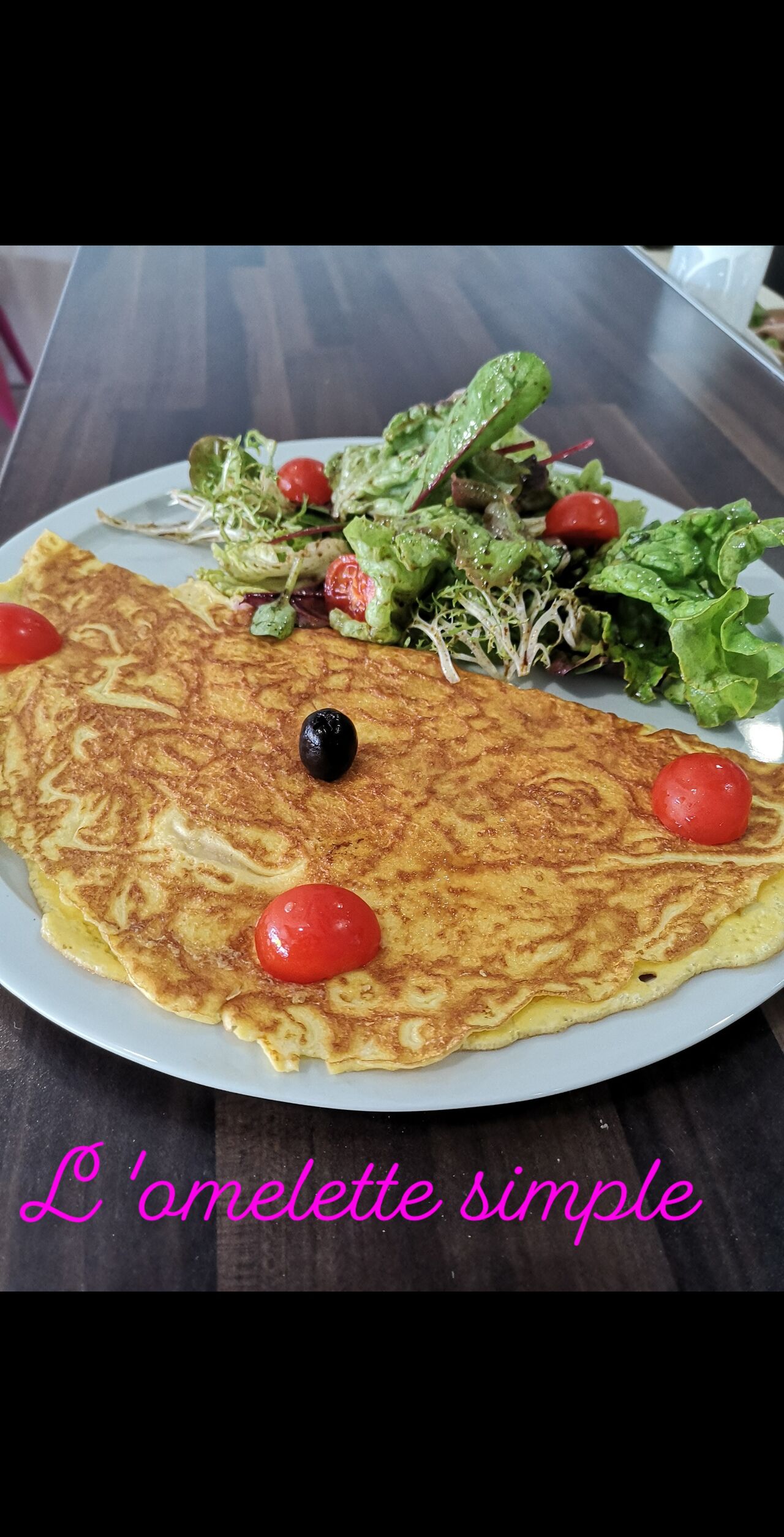 L'omelette simple 6,5€