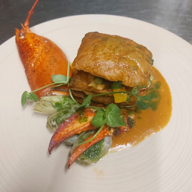 Millefeuille de homard