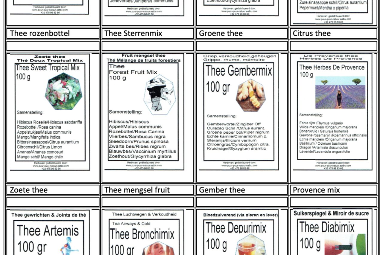 Assortiment Thee