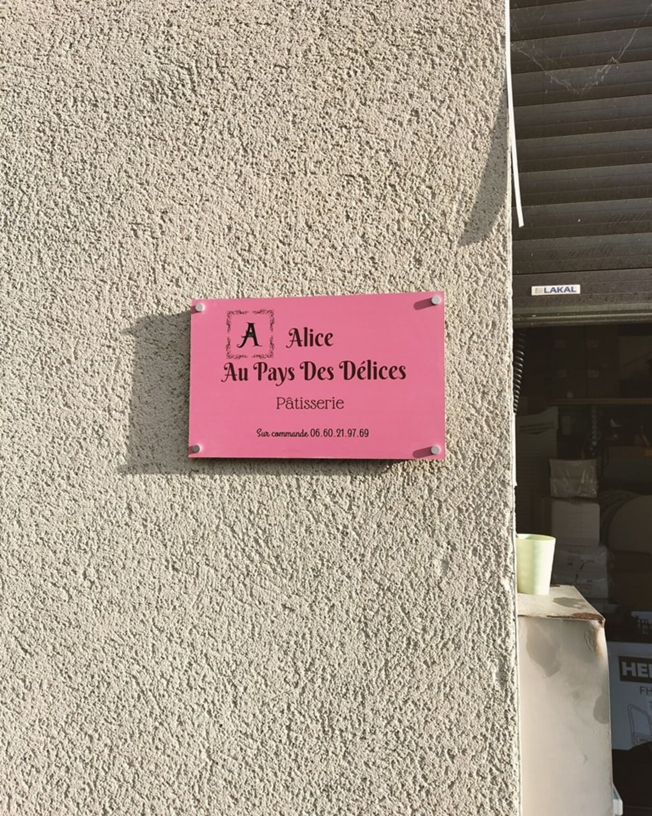 Mon atelier à Varangéville, retrait des commandes