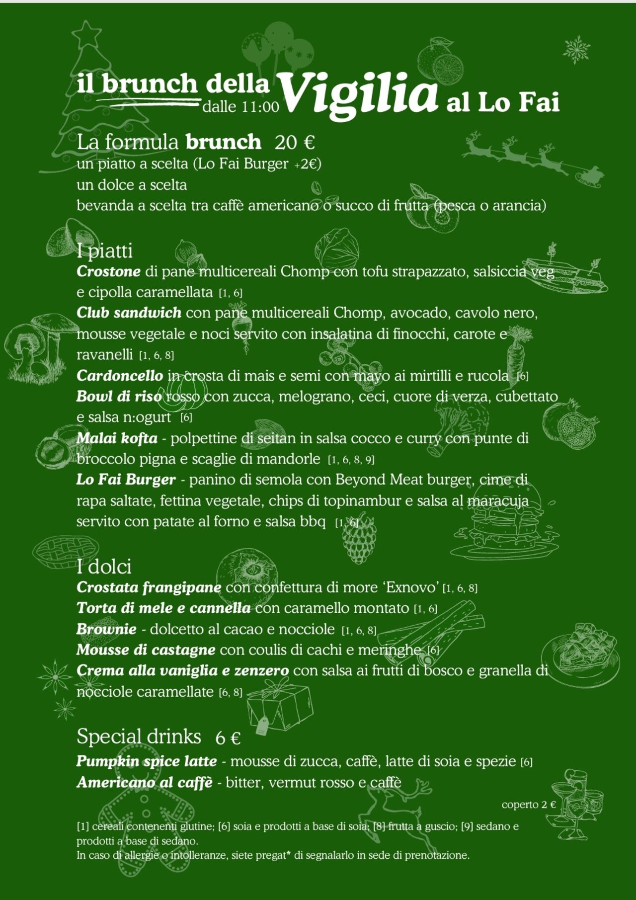 Domenica 24 - Il Brunch della vigilia!