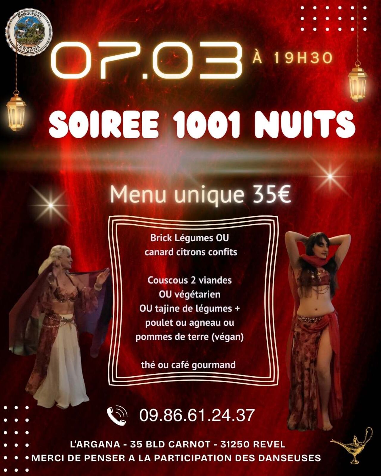 Soirée mille et une nuits