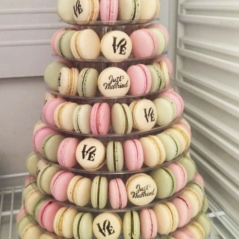 Macarons ronds imprimés personnalisables (1€40/pièce)