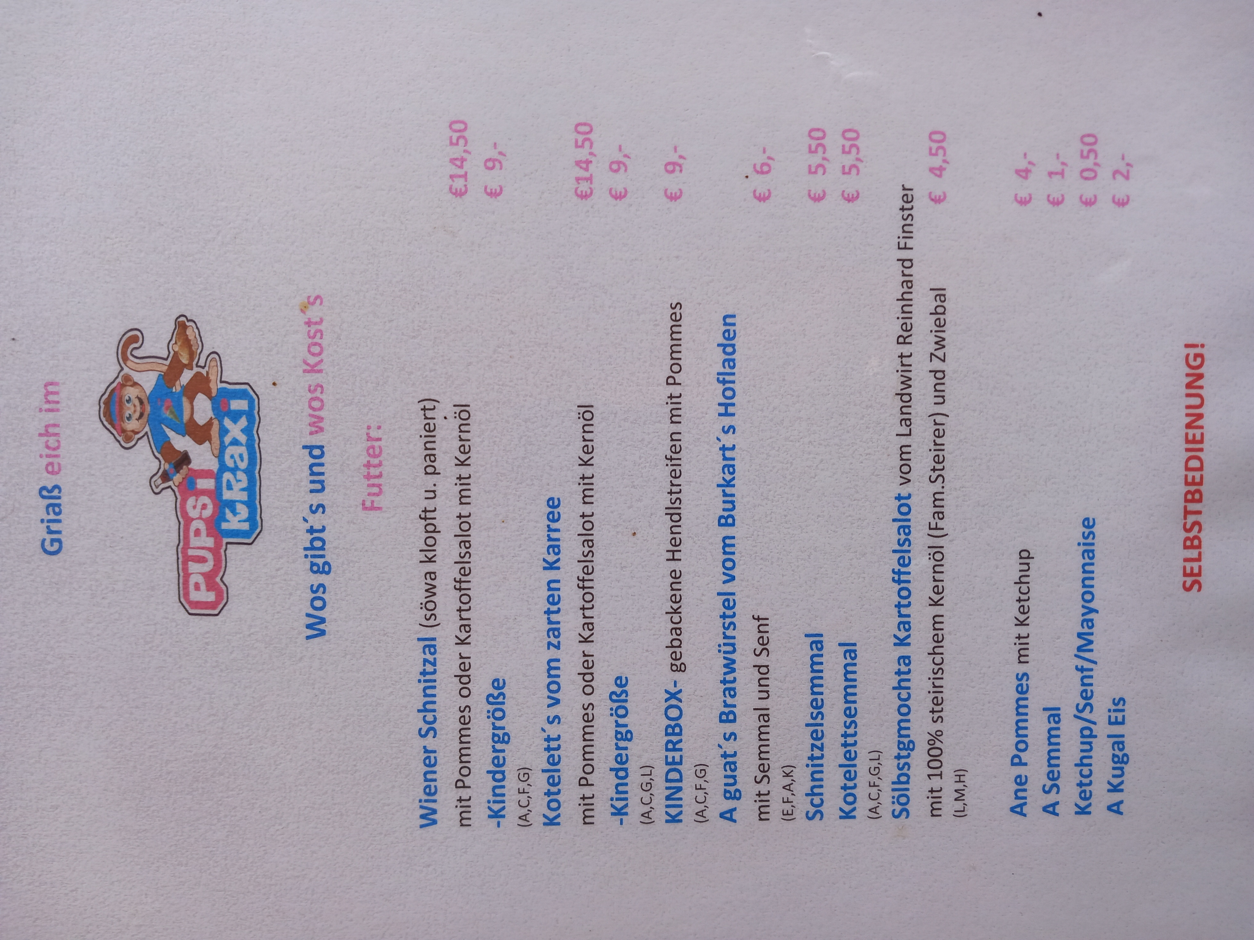 Pupsi Kraxi SeiersbergPirka Austrian cuisine near me