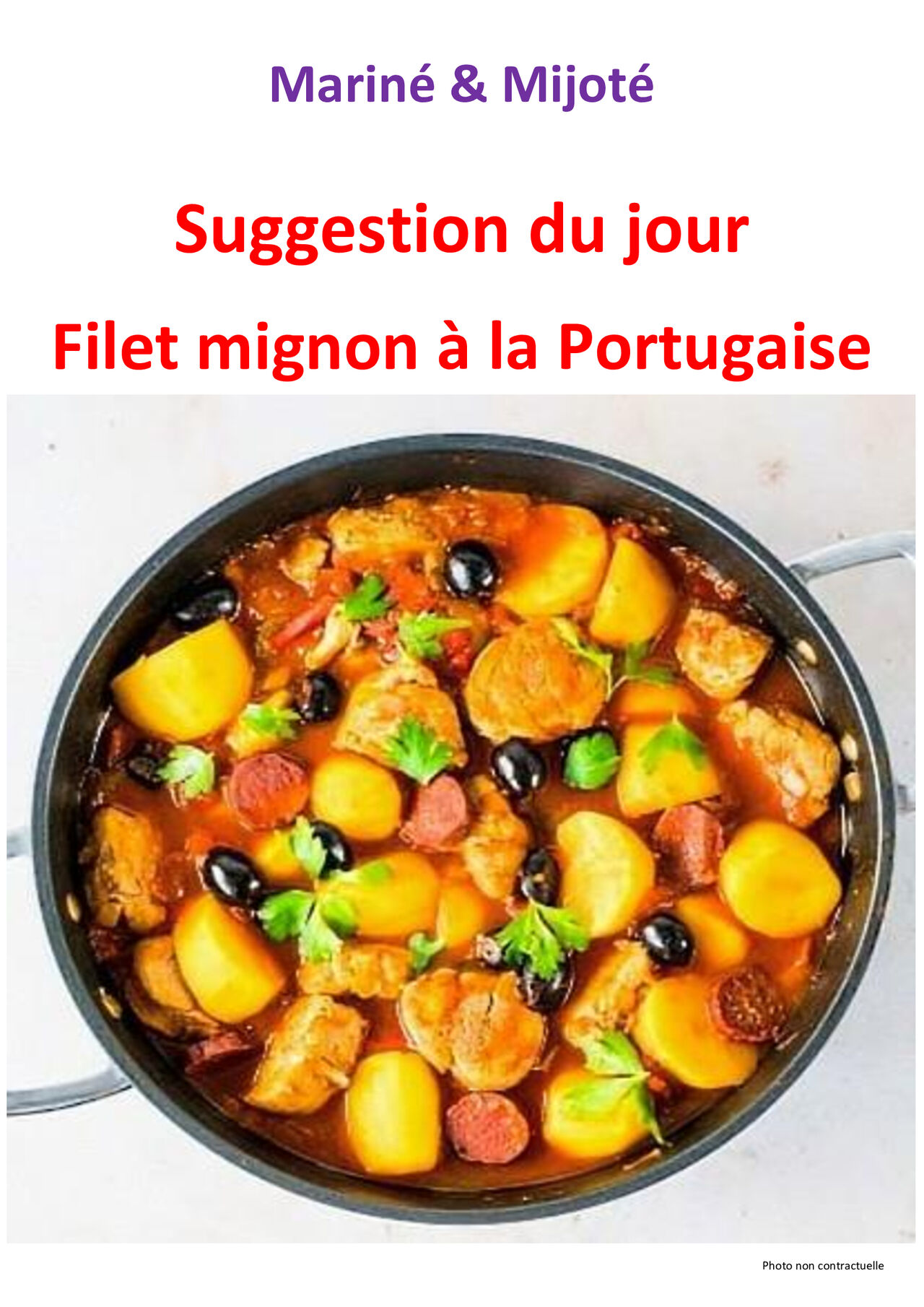 Suggestion du mardi 16 décembre 2025