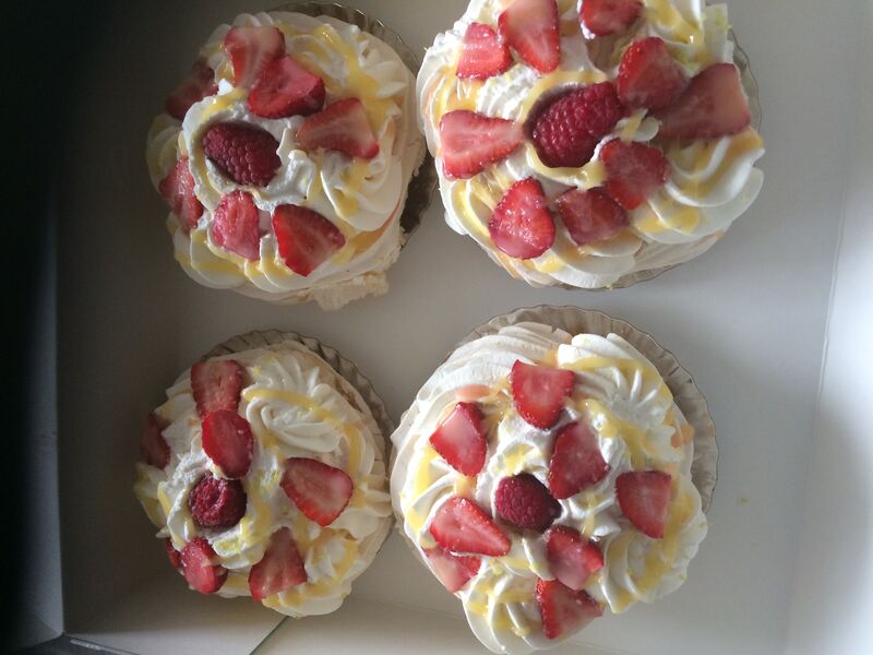 pavlova citron fruits rouges 